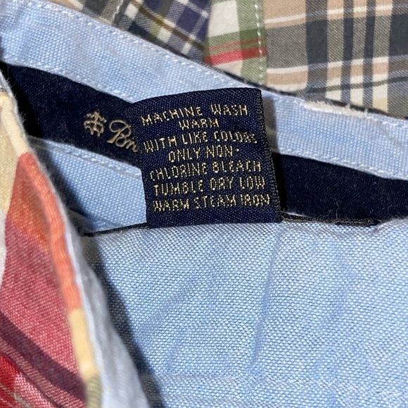 Brooks Brothers Colorful Madras Cotton Patchwork Plaid Shorts - Picture 4 of 4